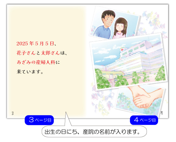 二分の一成人式のプレゼントの絵本の3ページ目