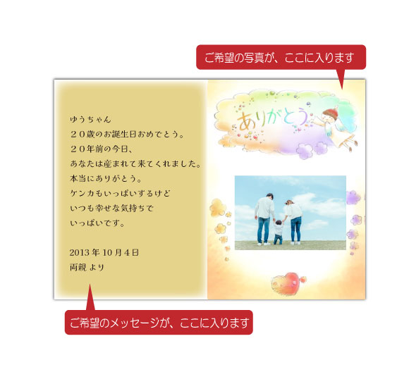 20歳の娘への誕生日プレゼントに。想いを伝える絵本